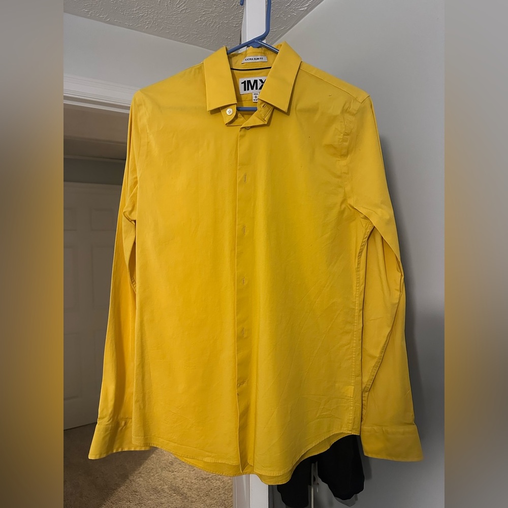Express 1MX Bright Yellow Shirt